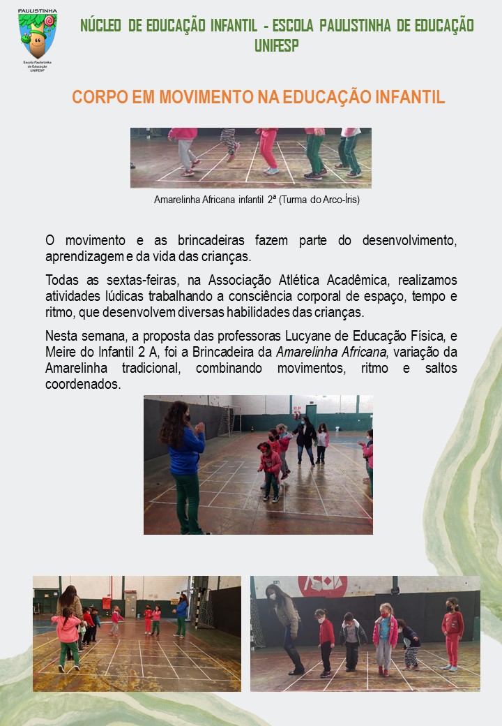 Corpo e Movimento na Educao Infantil