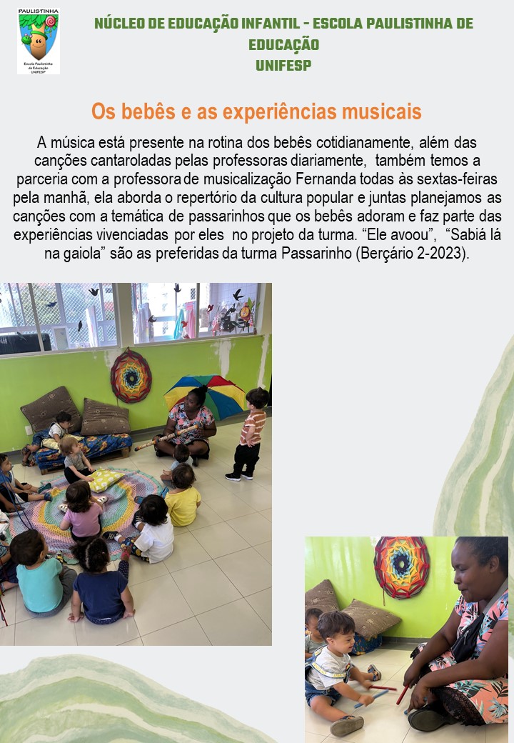 Os bebs e as experincias musicais