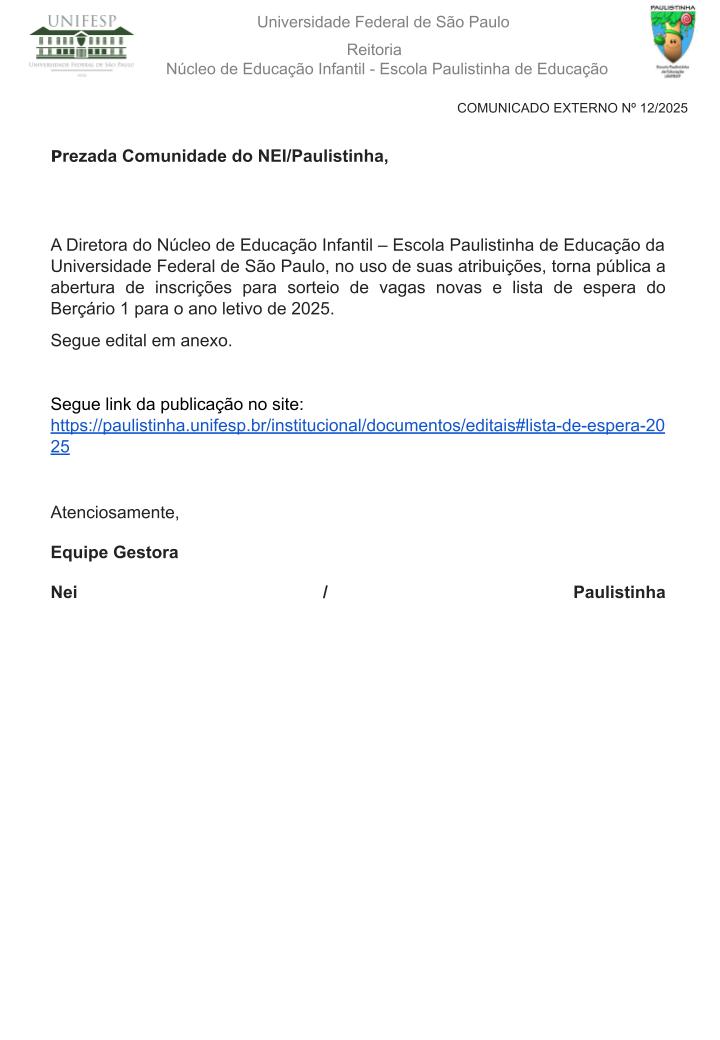 Comunicado Externo N 12 2025 Edital Berrio I 2025 pptx