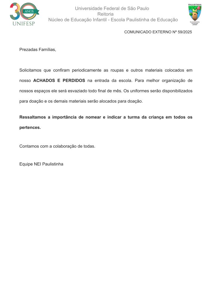Comunicado Externo N 59 2025 Achados e Perdidospptx